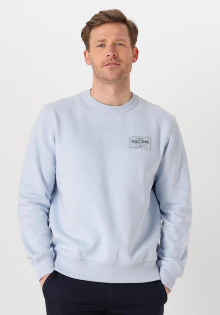 Blauwe TOMMY HILFIGER Sweater MONOTYPE LABEL SWEATSHIRT - large