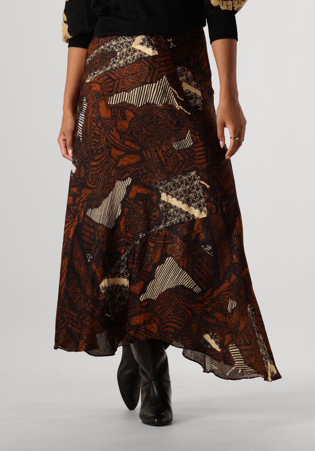 Mes Demoiselles Bruine Anchor Rok Brown Dames