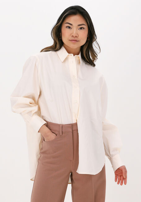 Beige SECOND FEMALE Blouses MATIS SOLID SHIRT - large