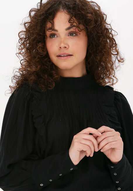 Zwarte CO'COUTURE Blouses LISISSA FRILL BLOUSE - large