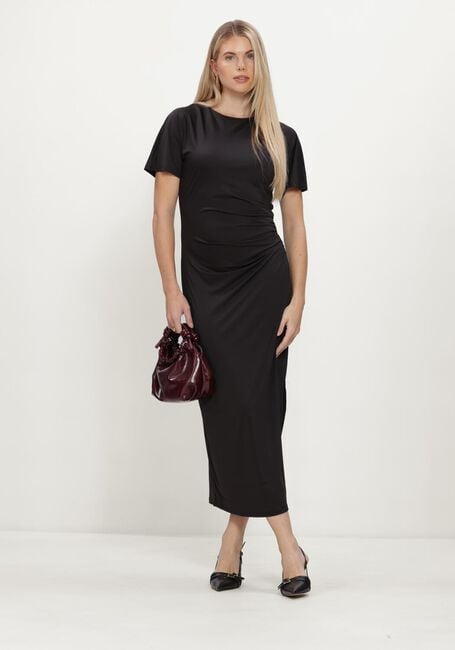 Zwarte ROSEMUNDE Mini jurk RWBRIDGET O-NECK LONG DRESS - large