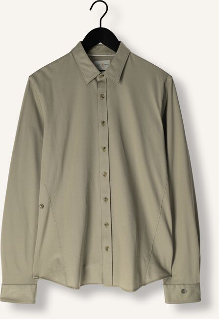 Groene CAST IRON Casual overhemd LONG SLEEVE SHIRT TWILL JERSEY 2 TONE Groene CAST IRON Casual overhemd LONG SLEEVE SHIRT TWILL JERSEY 2 TONE - large