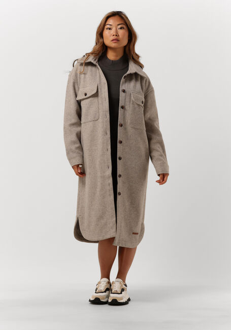 Taupe MOSCOW Mantel ZOEY - large