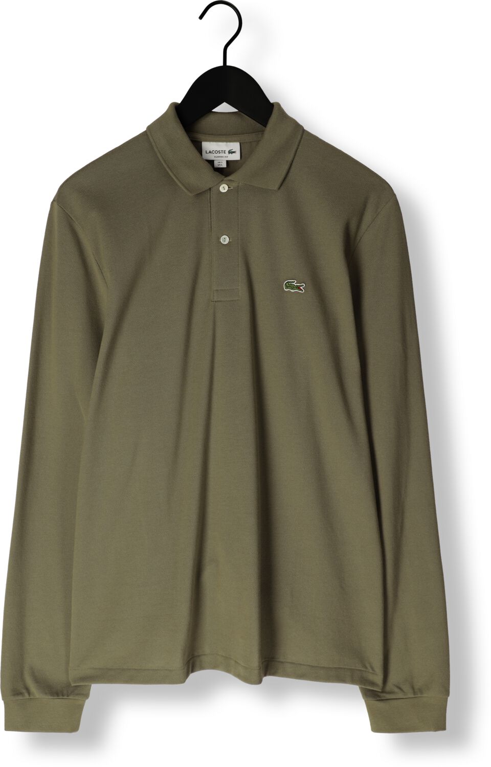 LACOSTE Heren Polo's & T-shirts 1hp2 Men Long Sleeved Best Polo Groen