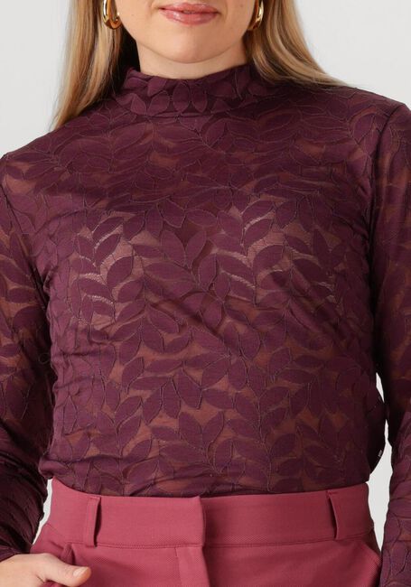 Bordeaux STUDIO ANNELOES Top REAGAN LACE TOP - large