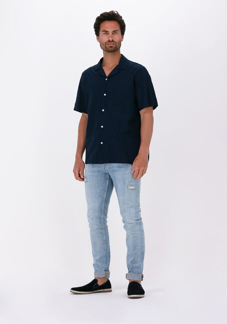 Blauwe MINIMUM Casual overhemd NANTES - large