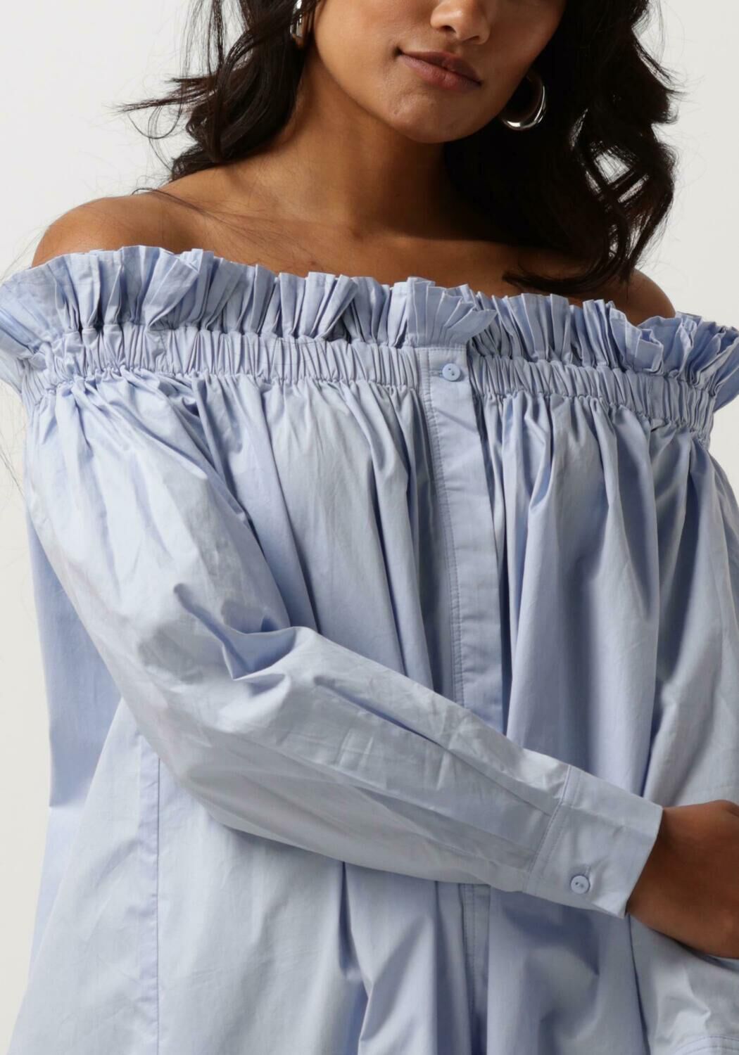COPENHAGEN MUSE Dames Jurken Cmshirley-dress Lichtblauw