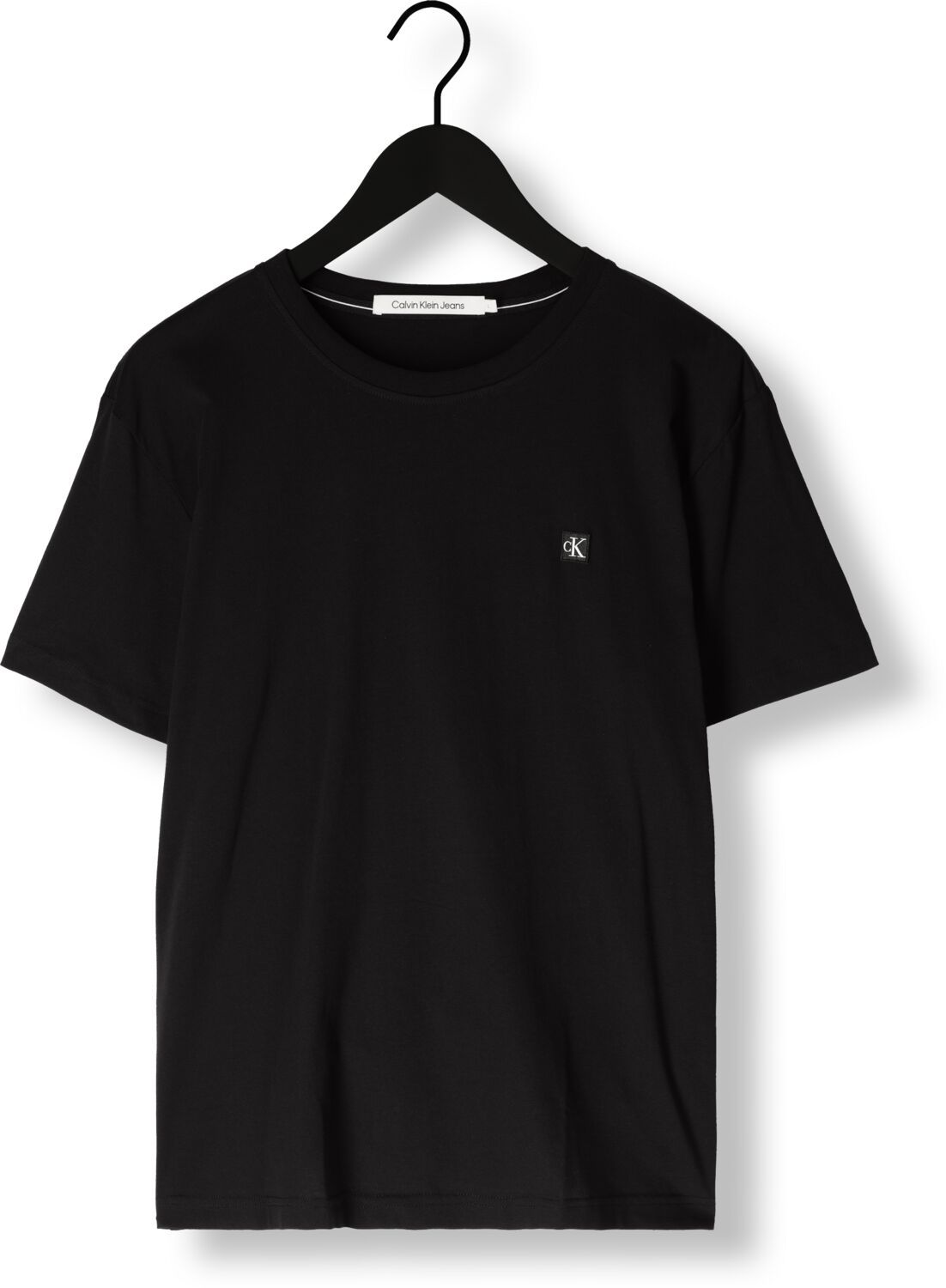 CALVIN KLEIN Heren Polo's & T-shirts Ck Embro Badge Tee Zwart