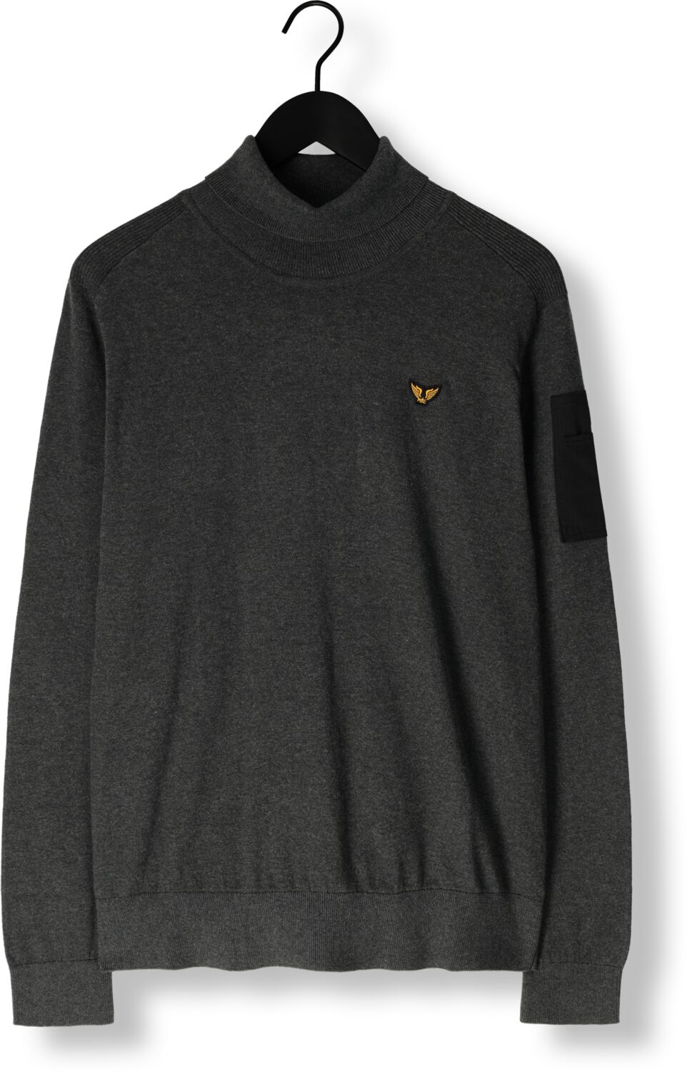 PME LEGEND Heren Truien & Vesten Turtleneck Cotton Knit Grijs