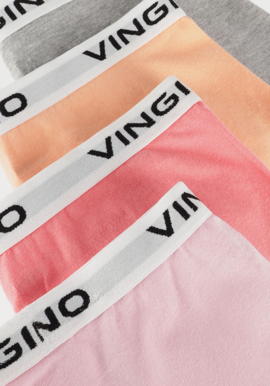 Roze VINGINO Ondergoed GIRLS BOXER (7-PACK) - large