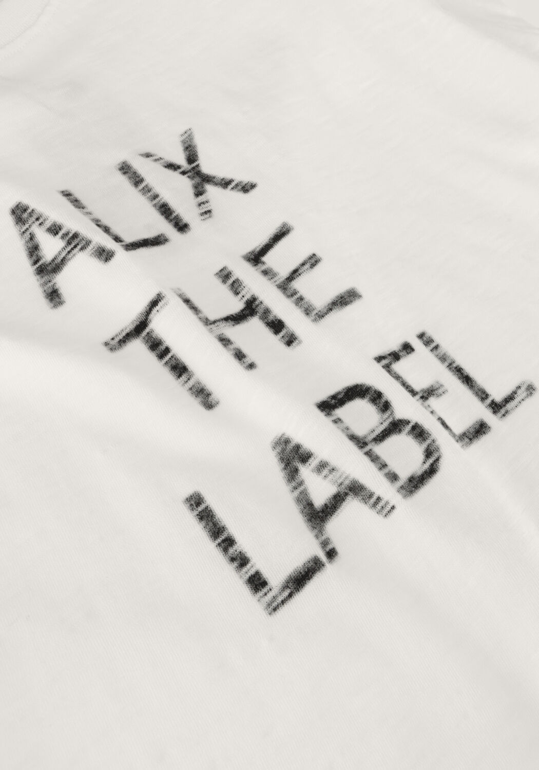 Witte ALIX THE LABEL T-shirt LADIES KNITTED ALIX THE LABEL T-SHIRT - large