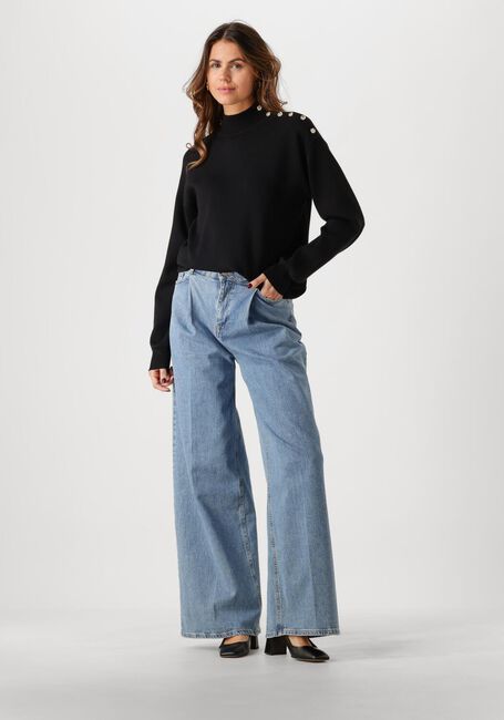 Zwarte Y.A.S. Trui YASHAMA LS KNIT PULLOVER - large