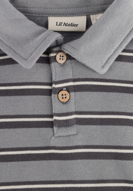 Grijze LIL' ATELIER Polo NBMKILANO RIS LS LOOSE POLO BRU LIL - large