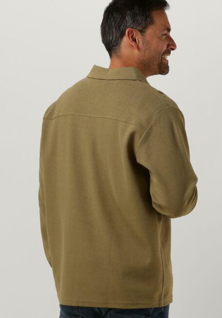 Olijf LYLE & SCOTT Sweater CREST TEXTURED QUARTER ZIP - large