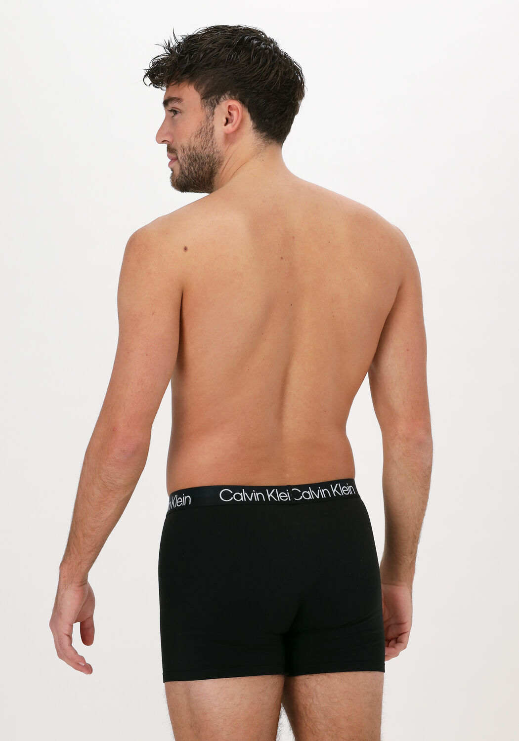 Zwarte CALVIN KLEIN UNDERWEAR Boxershorts 3-PACK BOXER BRIEFS - medium