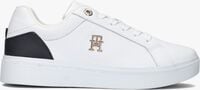 Witte TOMMY HILFIGER Lage sneakers TH COURT - medium