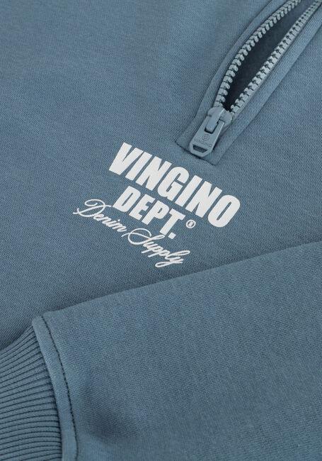 Blauwe VINGINO Sweater BASIC-HALF ZIP - large
