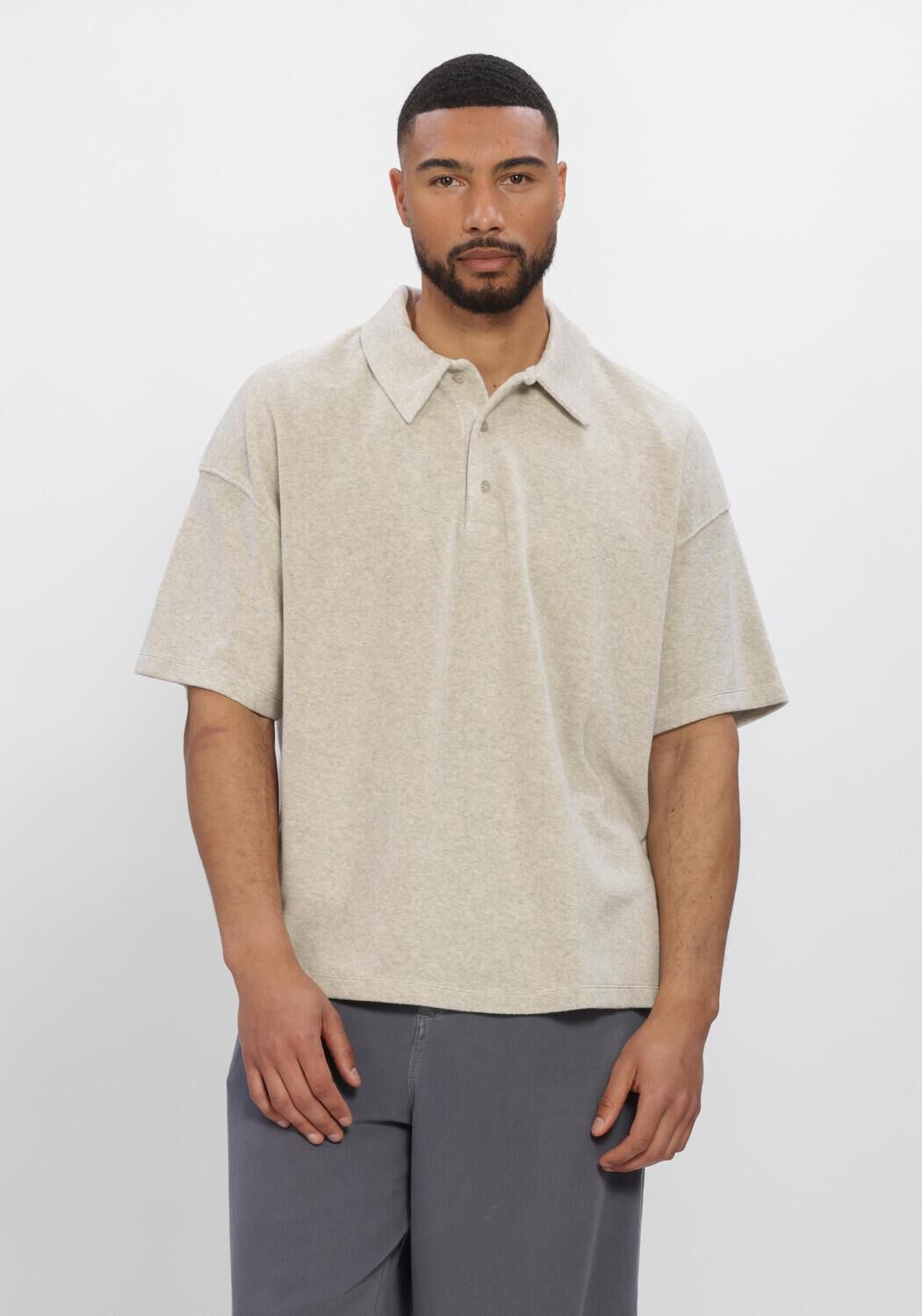 Beige AMERICAN VINTAGE Polo BIEBAY - large