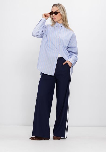 Blauwe PENN & INK Blouses BLOUSE STRIPE - large