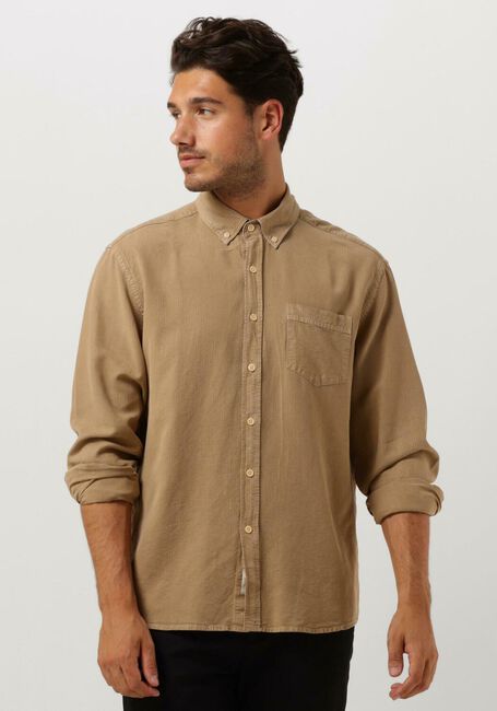 Beige FORÉT Casual overhemd BEAM RIPSTOP SHIRT - large