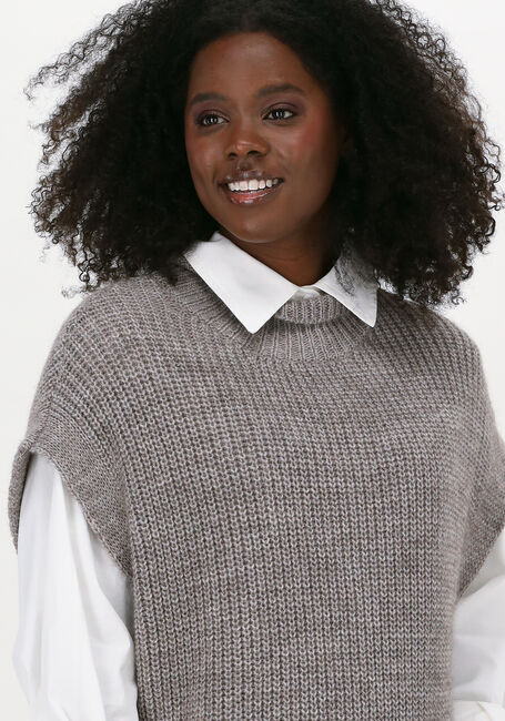 Grijze LEVETE ROOM Spencer GYMLA 9 PONCHO - large