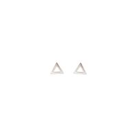 Zilveren ATLITW STUDIO Oorbellen PETITE EARRINGS TRIANGLE - medium