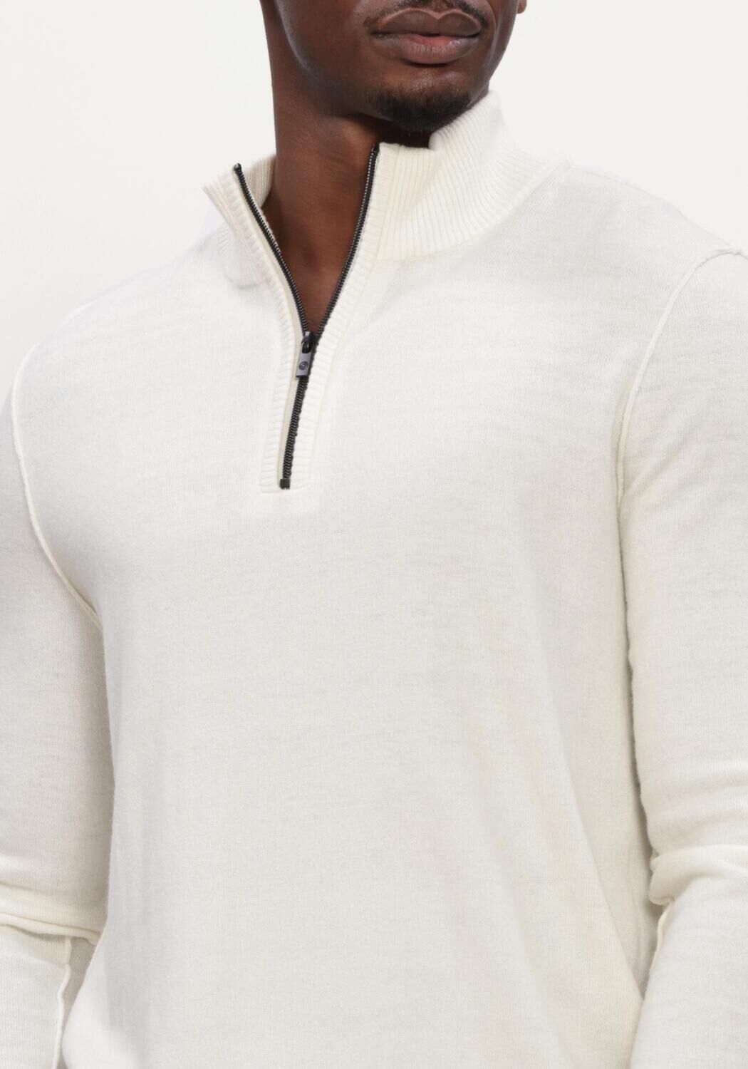 BLUE INDUSTRY Heren Truien & Vesten Knitwear Ecru