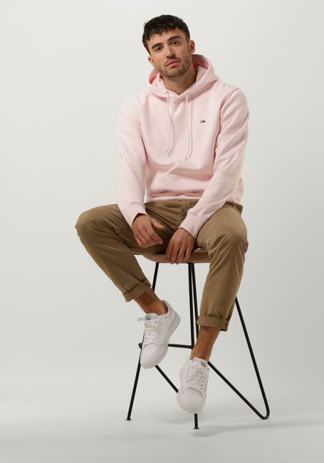 Lichtroze TOMMY JEANS Sweater TJM REG SOLID HOODIE - large