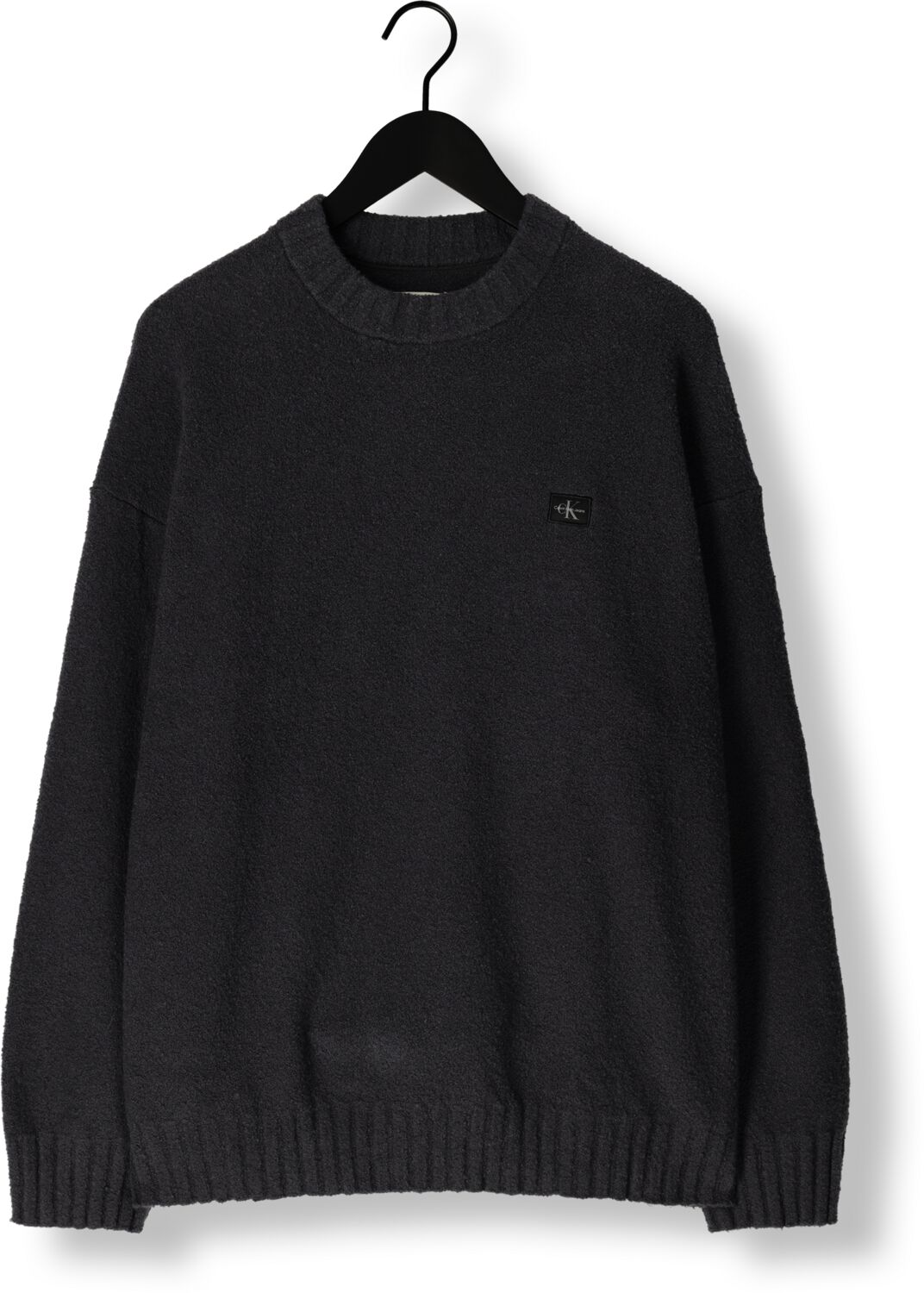 CALVIN KLEIN Heren Truien & Vesten Boucle Boxy Sweater Zwart