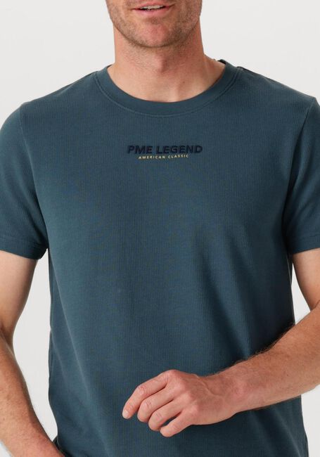 Blauwe PME LEGEND T-shirt FLAT WAFFLE JERSEY - large