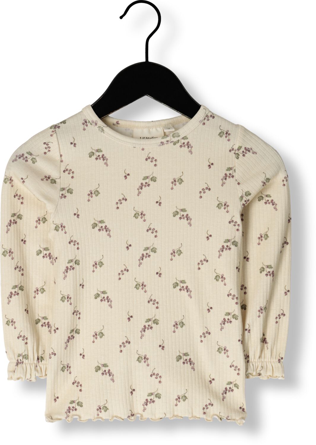 LIL' ATELIER Meisjes Tops & T-shirts Nmfgio Bim Ls Slim Top Lil Beige