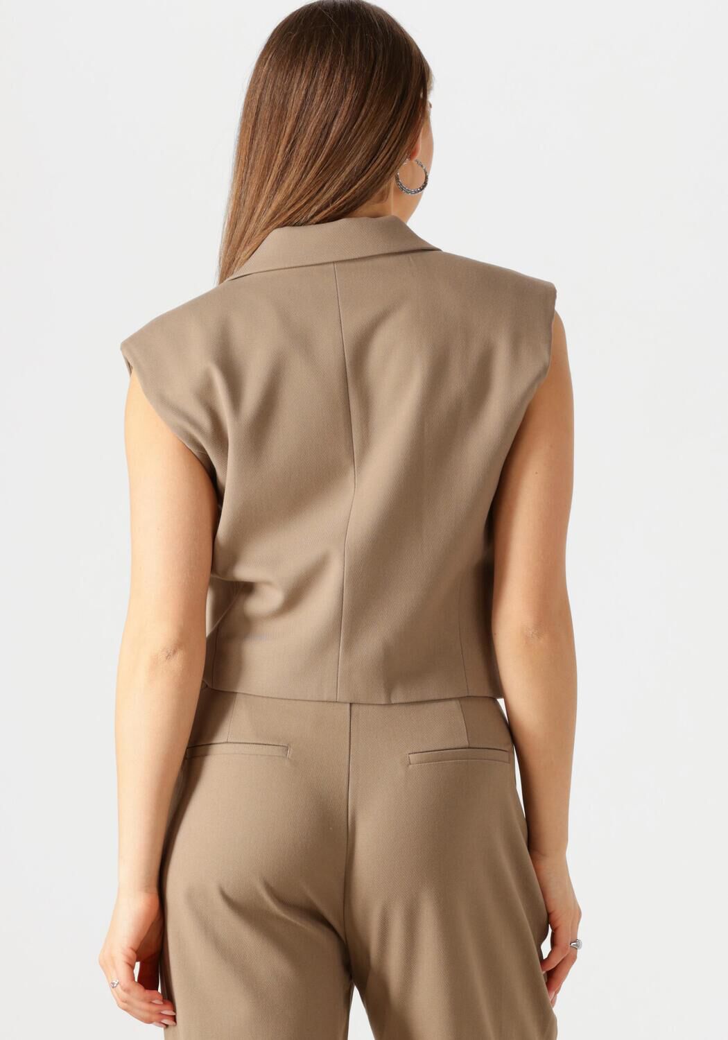 COPENHAGEN MUSE Dames Blazers Cmtailor-short Waiscoat Camel