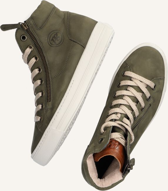 Groene PAUL GREEN Hoge sneakers 4024 Groene PAUL GREEN Hoge sneakers 4024 - large