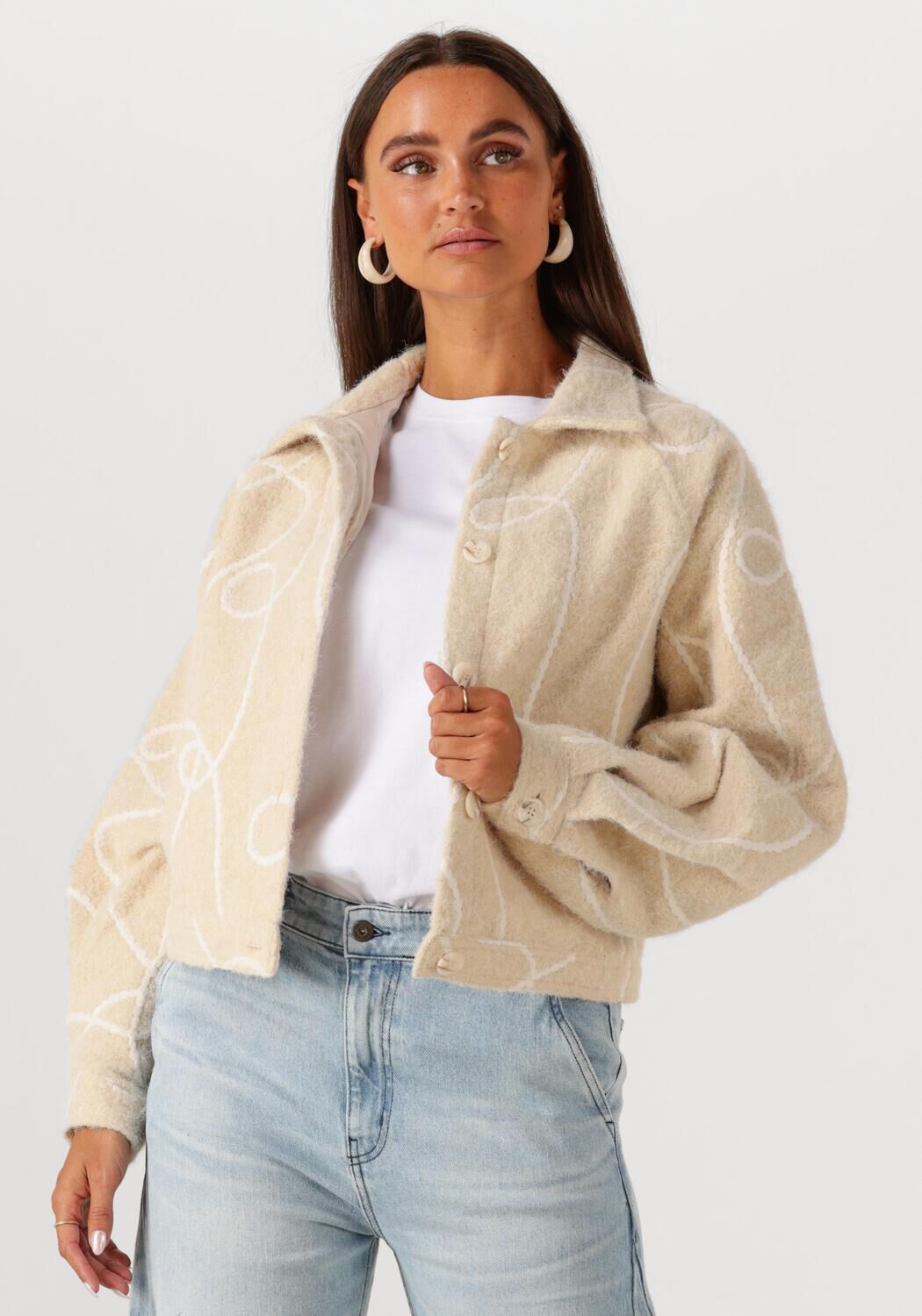 NUKUS Dames Jassen Milou Jacket Beige