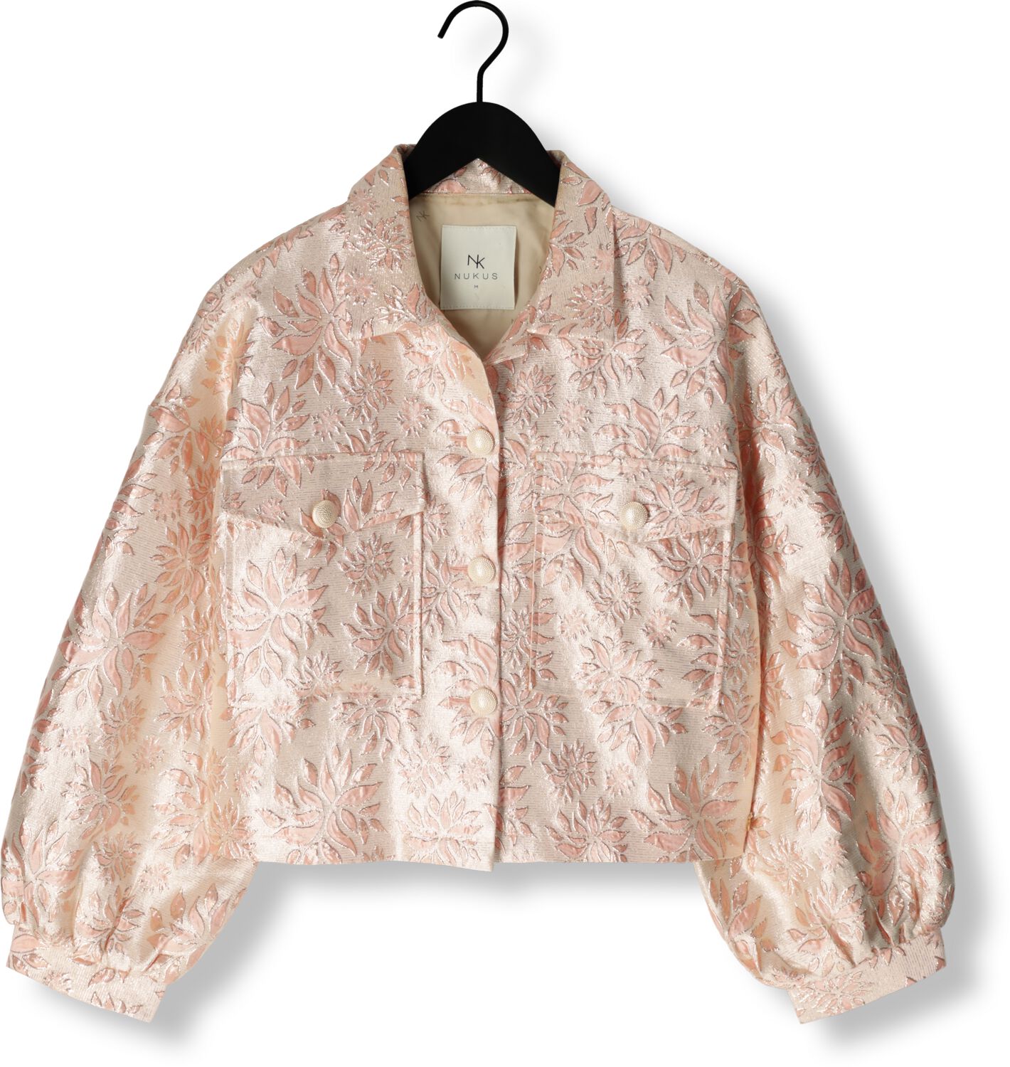 NUKUS Dames Jassen Harmony Jacket Flower Roze