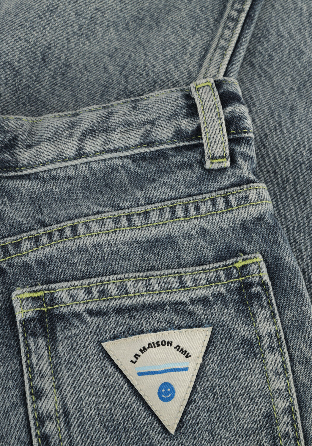 Blauwe AMERICAN VINTAGE Straight leg jeans JOYBIRD-B - large