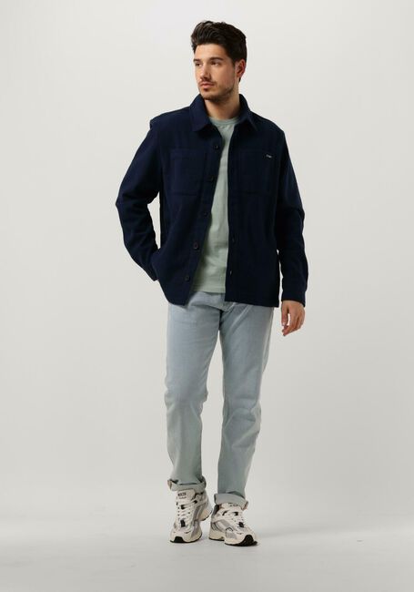 Blauwe STRØM Clothing Overshirts OVERSHIRT - large