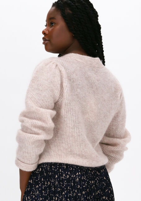 Creme SECOND FEMALE Trui BROOKY KNIT PUFF O-NECK - large