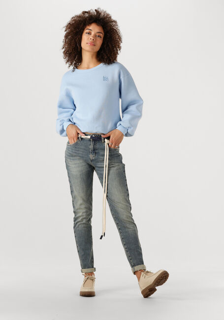Blauwe NUKUS Sweater AMALIA PULLOVER - large