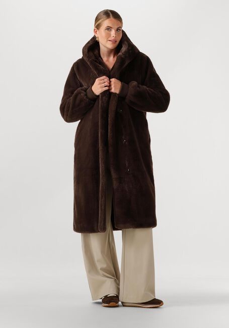 Bruine MOSCOW Faux fur jas 08-08-NADJANA-3 - large