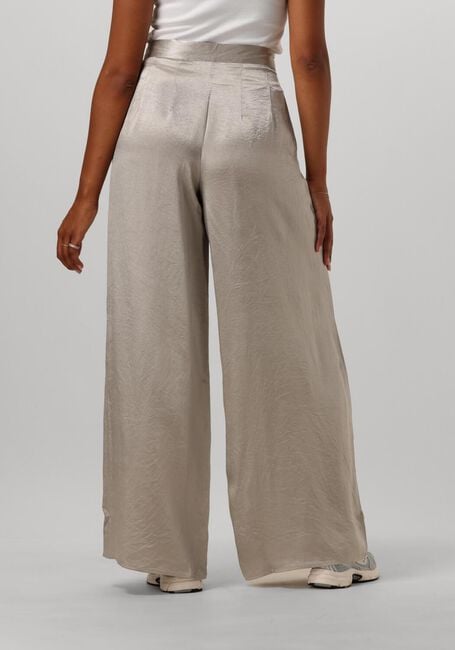 Creme SELECTED FEMME Wijde broek SLFSELENE HW WIDE PANT - large