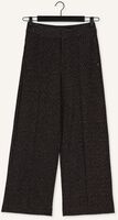 Zwarte SCOTCH & SODA Wijde broek HIGH RISE JERSEY SHINY PATTERN Zwarte SCOTCH & SODA Wijde broek HIGH RISE JERSEY SHINY PATTERN - medium