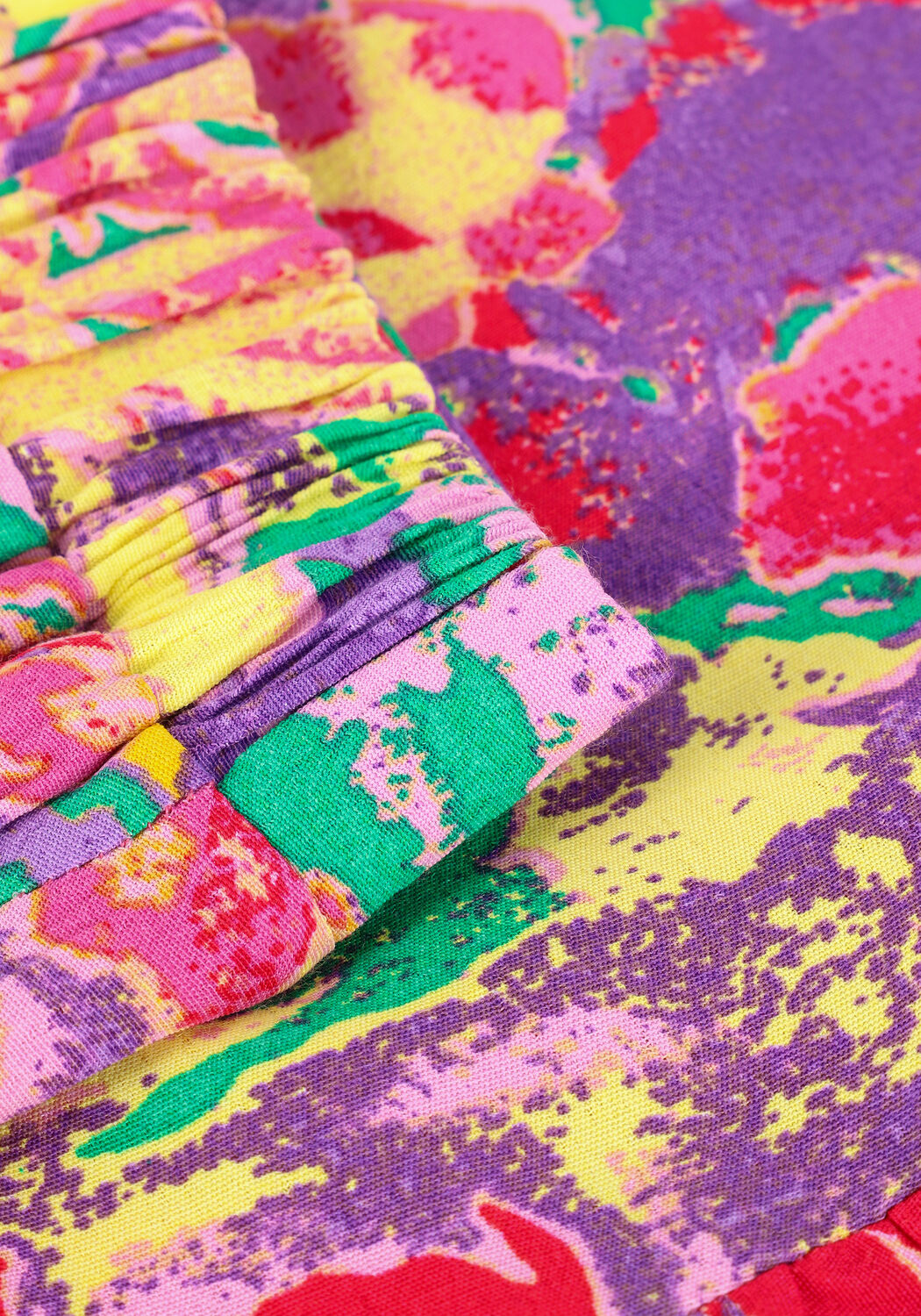 Roze ALIX THE LABEL Minirok WOVEN FLOWER MINI SKIRT - large