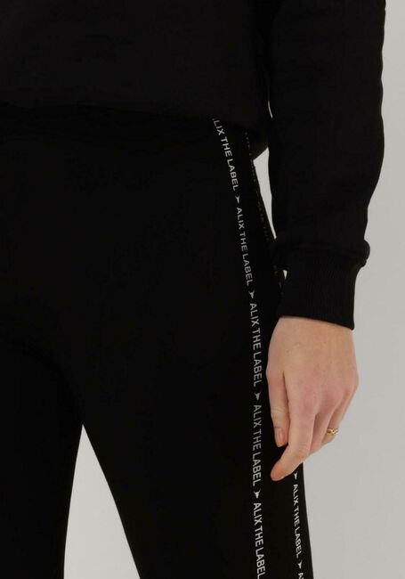 Zwarte ALIX THE LABEL Legging LADIES KNITTED ALIX STRIPE PANTS - large