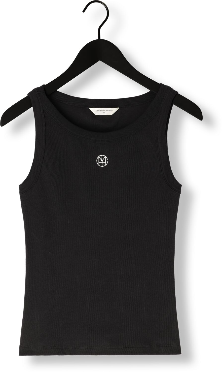 MSCH COPENHAGEN Dames Tops & T-shirts Mschgubbe Rasmia Icon Sl Top Zwart
