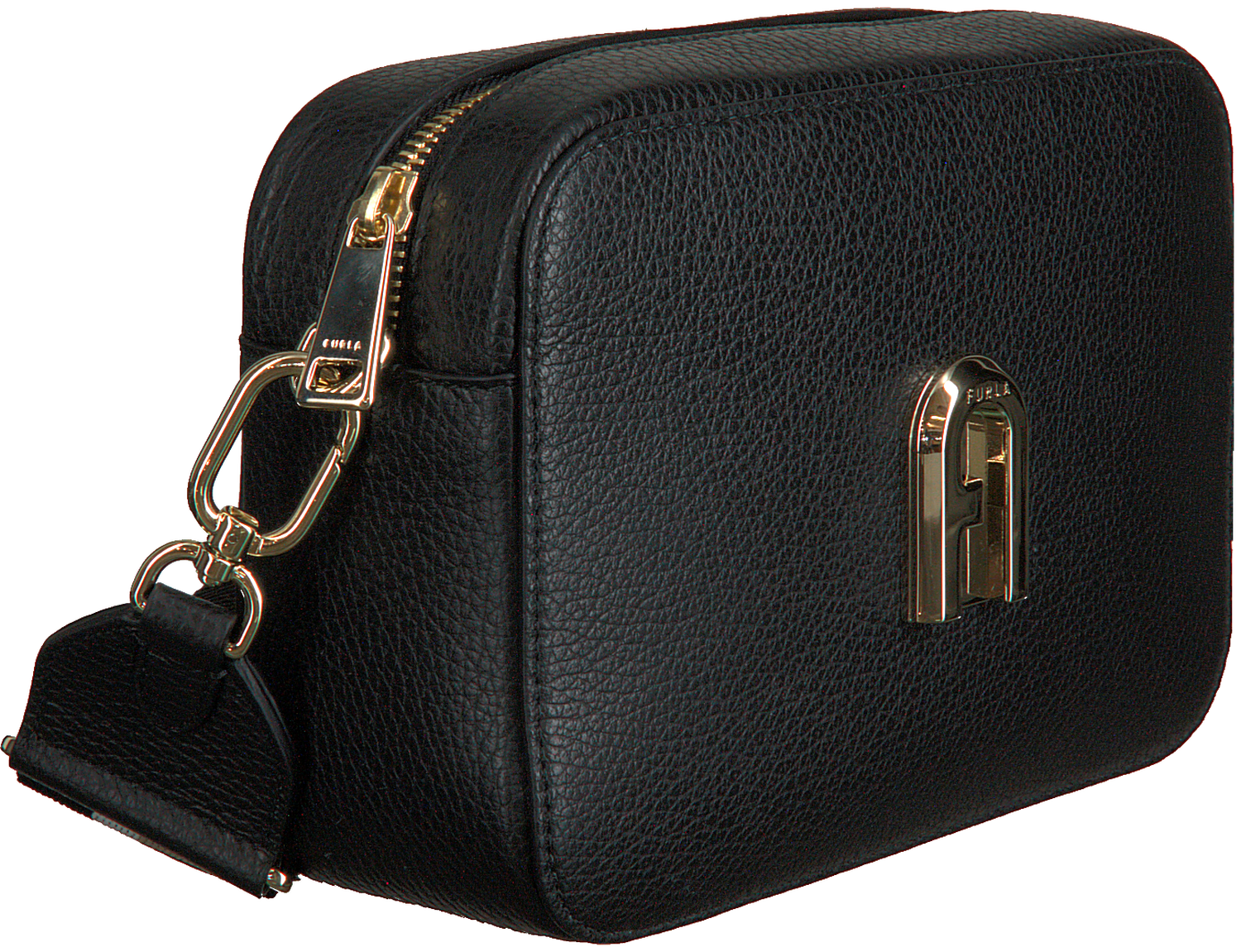 Zwarte FURLA Schoudertas SLEEK MINI CROSSBODY Omoda