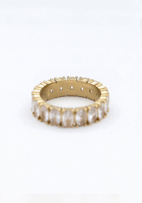 Goudkleurig NOTRE-V Ringen RING STRASS CRYSTAL - large