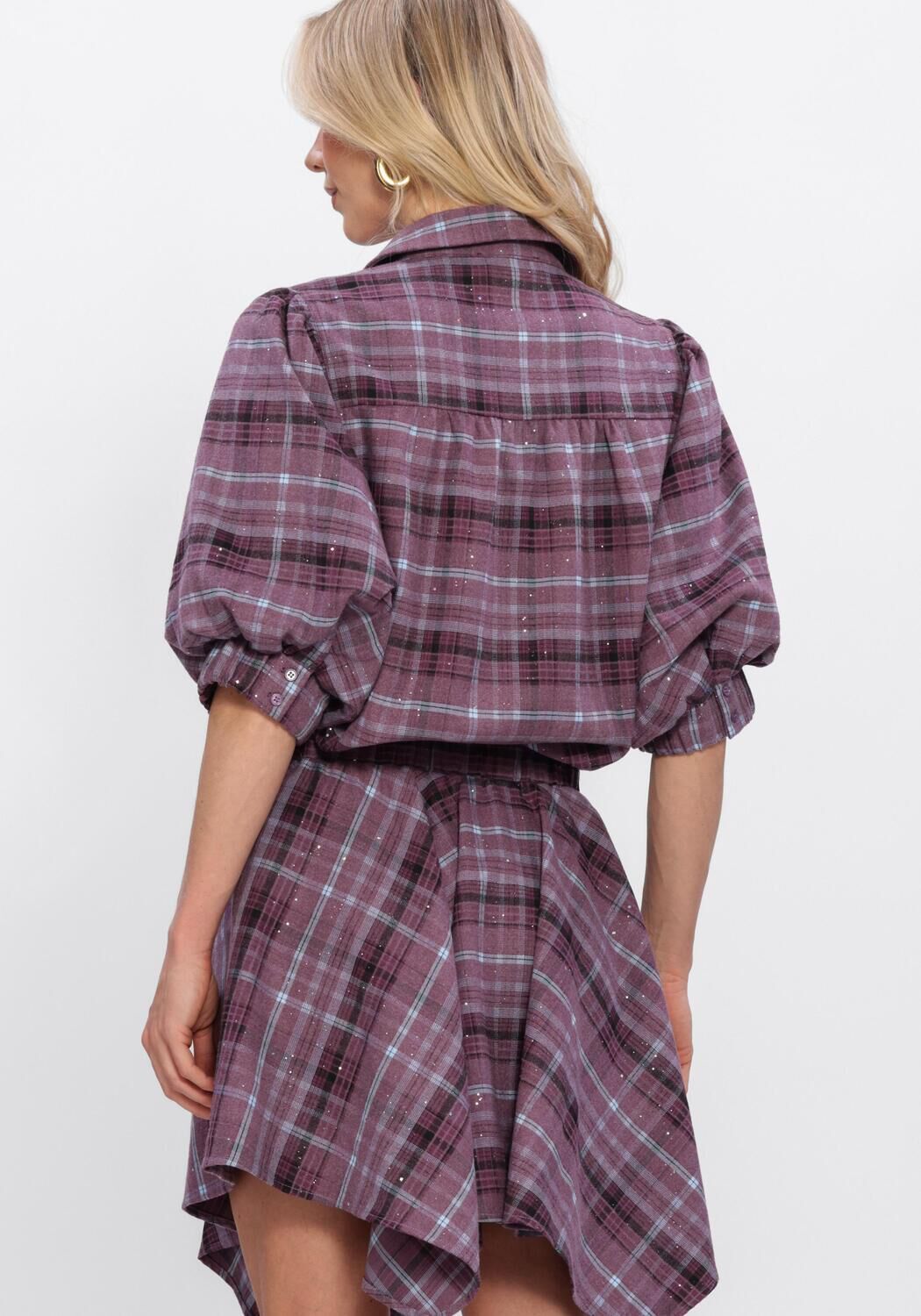 Paarse STUDIO AMAYA Blouses VALE BLOUSE - large