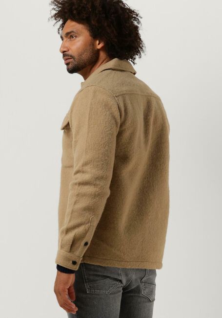 Zand ANERKJENDT Overshirt AKLION BOILED WOOL OVERSHIRT - large