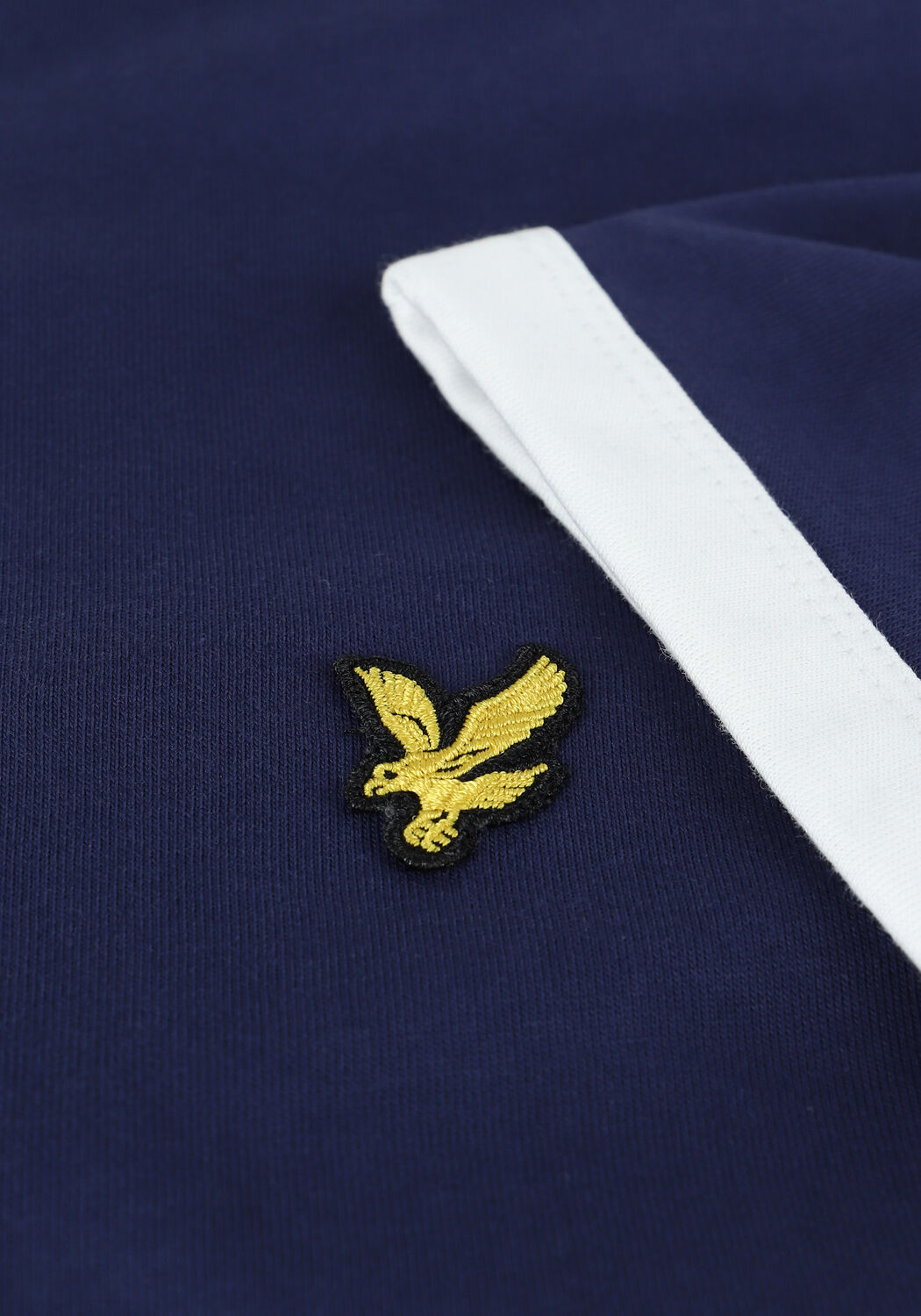 Blauwe LYLE & SCOTT T-shirt RINGER T-SHIRT - large